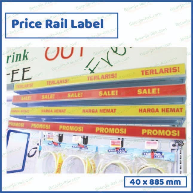 

Price Rail Label Harga Hemat 1 Pack isi 24pcs