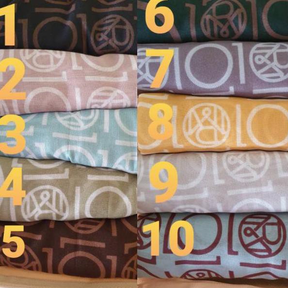 Modern.. Monogram Scarf Series Ria Miranda