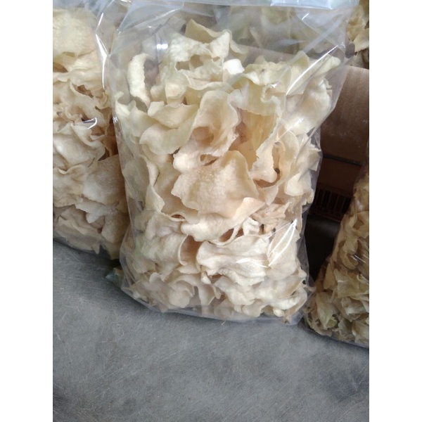 

Krecek (kerupuk mentah) gadung