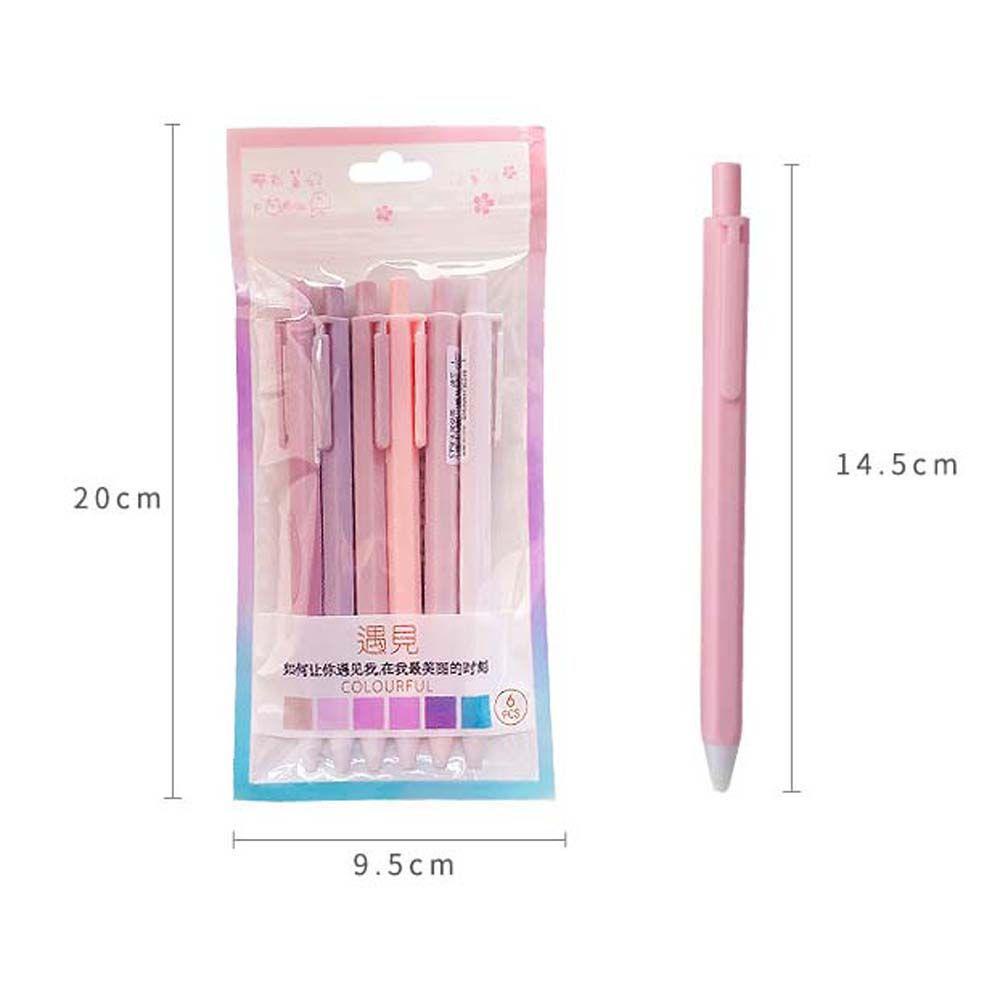 Lanfy Gel Pen Unisex|Pulpen Warna 0.5mm Hadiah Anak Pulpen Netral