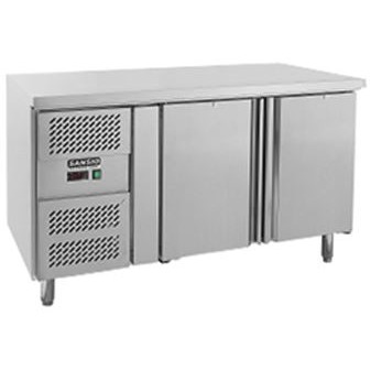 Promo under counter chiller Sansio SAN-288 UCGN 288 liter 230 watt