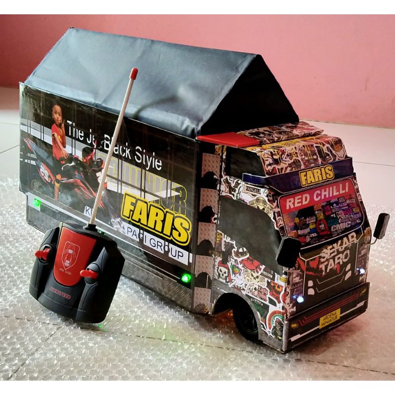  Truk  Remot Miniatur  Mobil Oleng  Besar Truck Canter Jumbo 