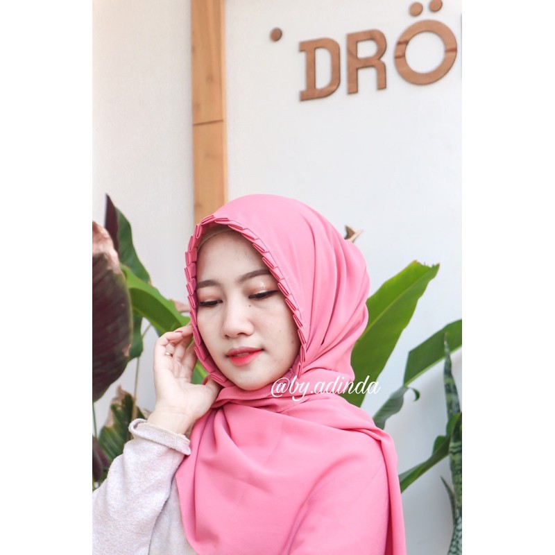 PASHMINA LIPIT kcb pasmina Tali Diamond Italiano hijab jilbab instant