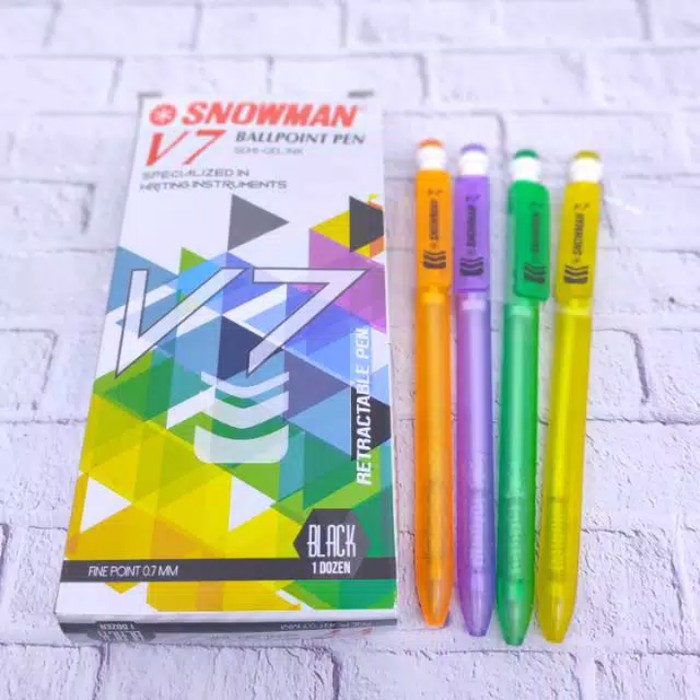 Pen SNOWMAN V7 0.7mm