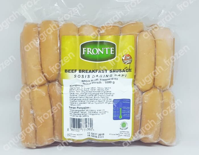 

FRONTE Sosis Beef Breakfast Hotel HARGA GROSIR