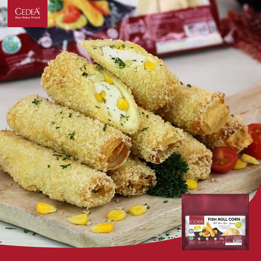 Cedea Fish Roll Corn 500 Gram