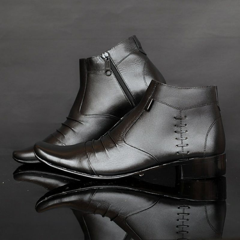 Sepatu Pantofel Kulit Cevany Badami