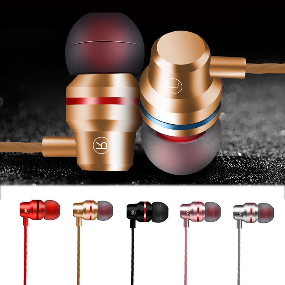 Earphone In-Ear 3.5mm Super Bass Stereo dengan Mic