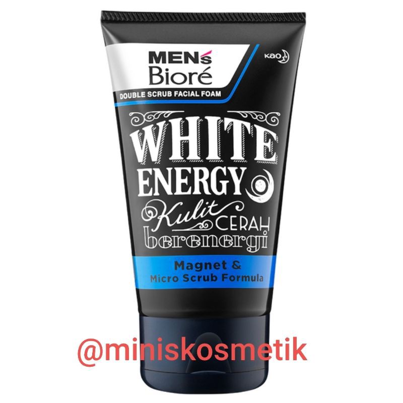 Biore Men White Energy Facial Foam 100g