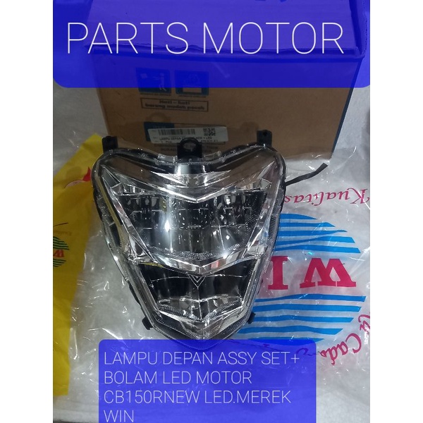 Lampu Depan Set+Lampu Led Motor CB150R New Merek win