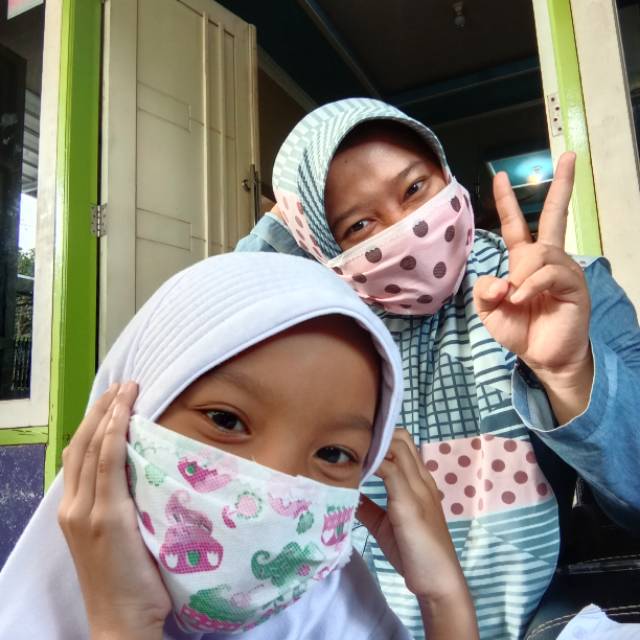 Masker motif sekali pakai disposable