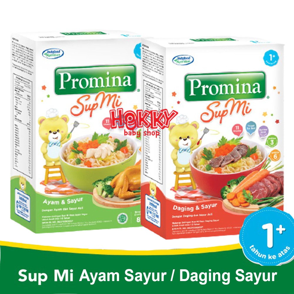 Promina Sup Mi Daging Sayur / Ayam Sayur SUPMI / PASTA MAC N CHEESE MPASI Makanan Bayi 1 Tahun