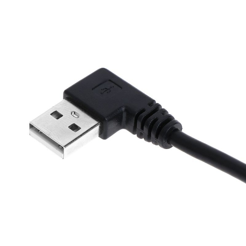 Btsg Kabel Adapter Extension Usb 2.0 Female Tipe A Ke Male Sudut Kanan 90 Derajat Panjang 20cm