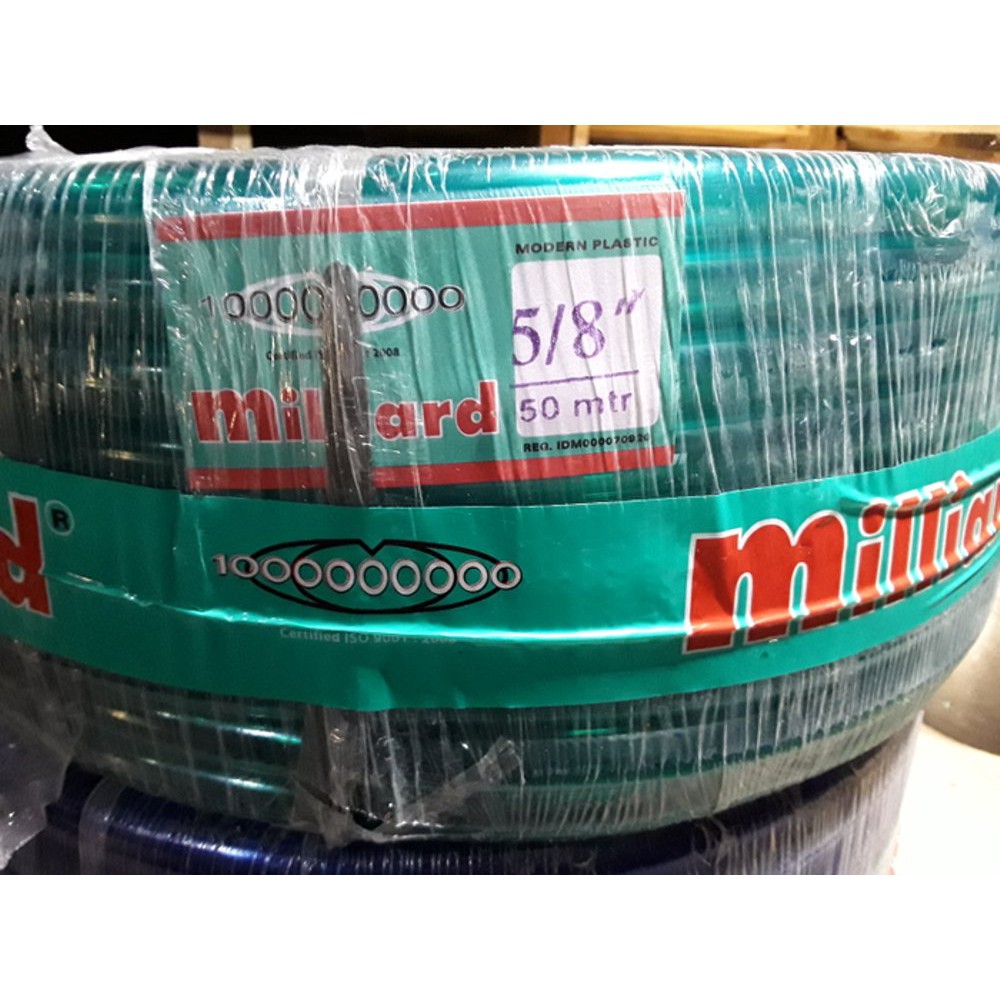 Selang Air Transparan 5/8" Milliard TR 50 Meter