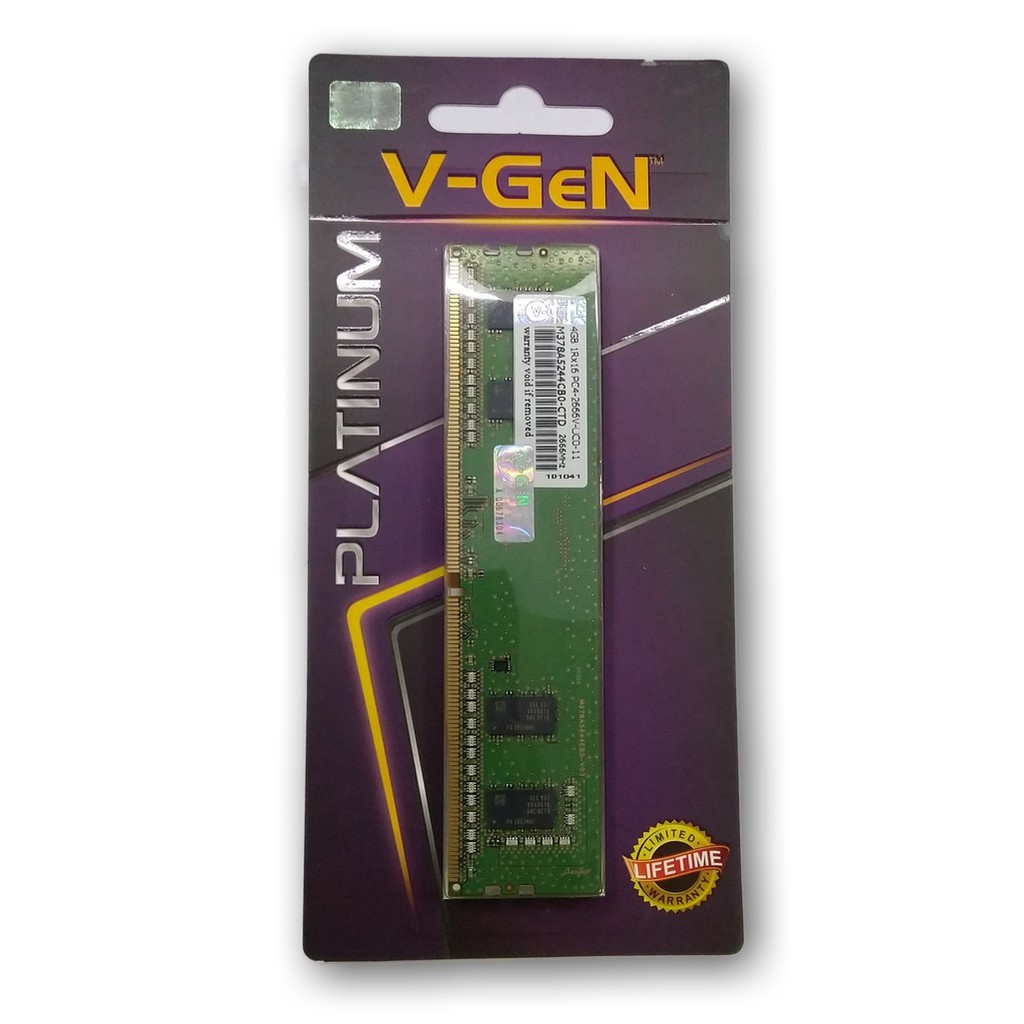 RAM PC V-GEN PLATINUM DDR4 8GB 2666 PC-21300 LONGDIMM VGEN