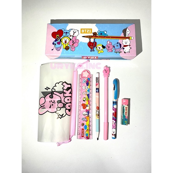 

(PROMO BACK TO SCHOOL) Paket Set Alat Tulis Anak BT21 l