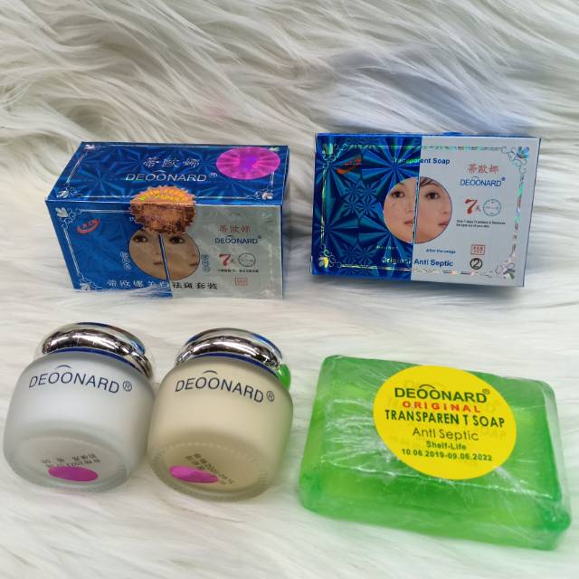 CREAM DEAONARD SET BIRU + SABUN / DEONAR