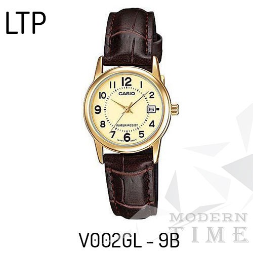 Casio Original LTP-V002L / V002GL (Jam Tangan Kulit Wanita)