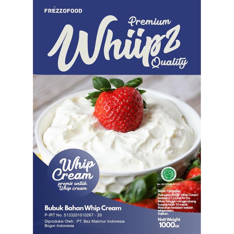 

Whipped cream 1 kg