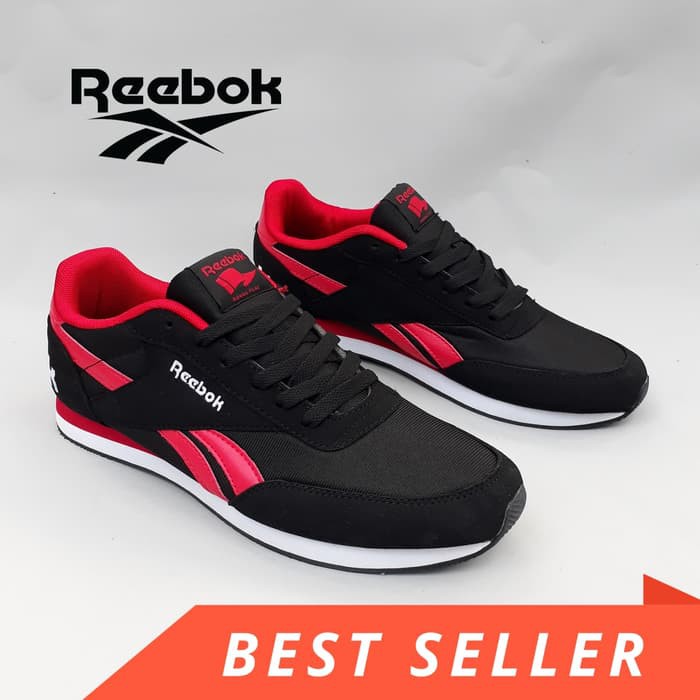 Sepatu Reebok Ventilator Running HQ. Sepatu Kets Pria Import. - Hitam