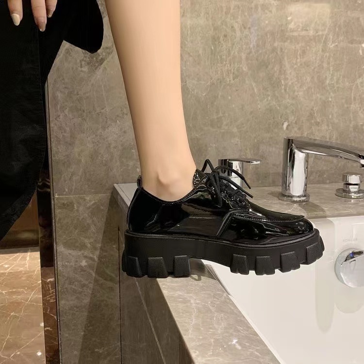 Sepatu Wanita Docmart Hitam Sepatu Oxford Wanita Import Premium