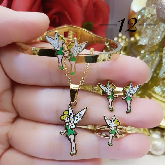Titanium set perhiasan anak 2504g