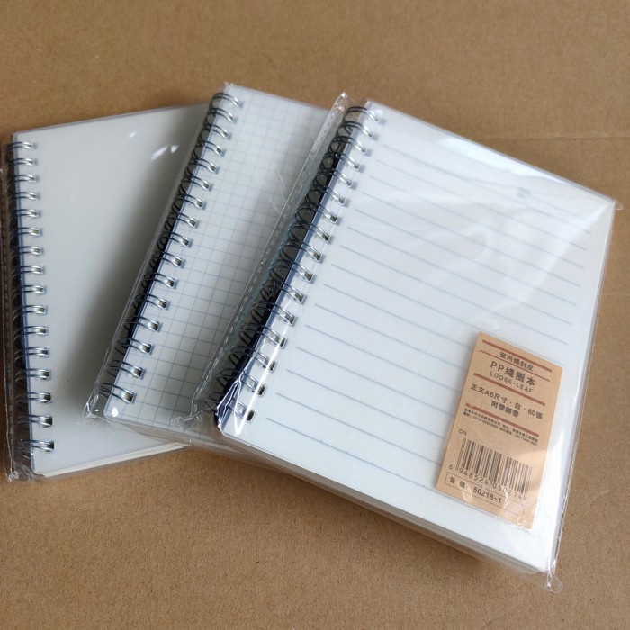 

Hadir Notebook Buku Spiral Cover Tranfarantebal Ukuran A6 Garis Isi80 Lembar Bergaransi