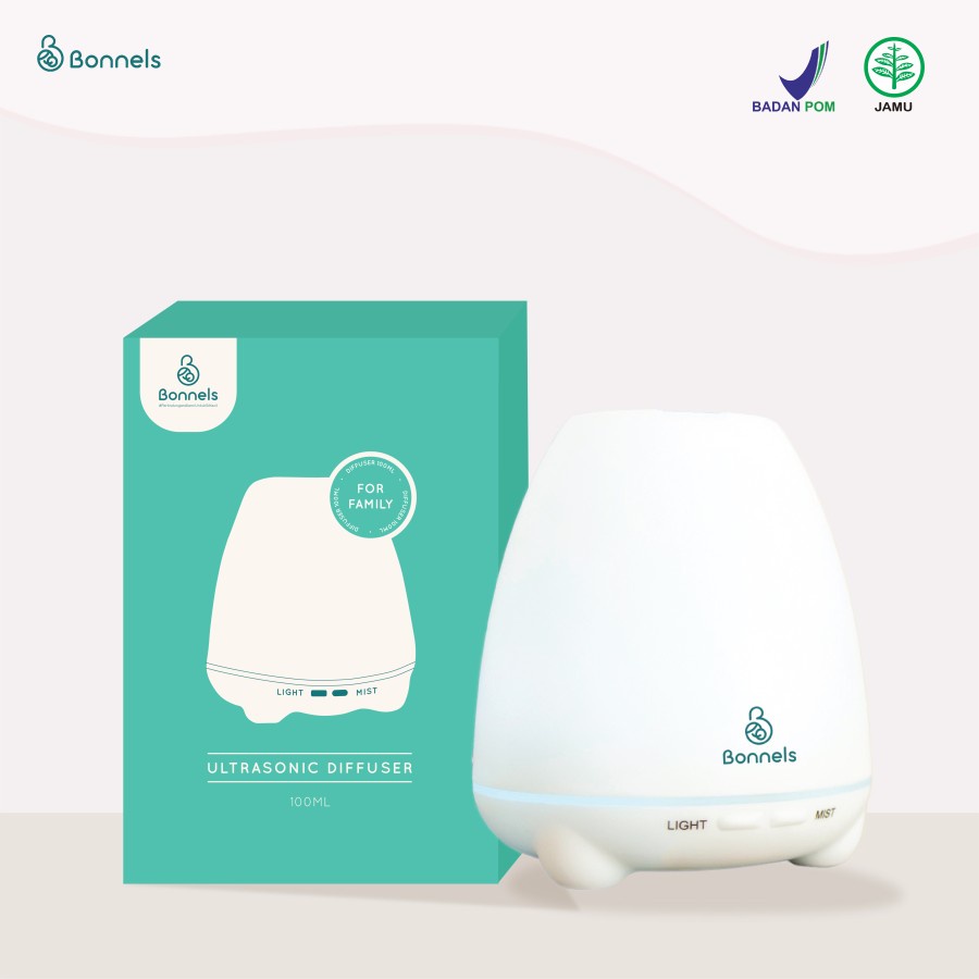 [100% ORIGINAL BONNELS] BONNELS DIFFUSER 100 ML GEMI - Essential Oil Diffuser, Aromatherapy Diffuser