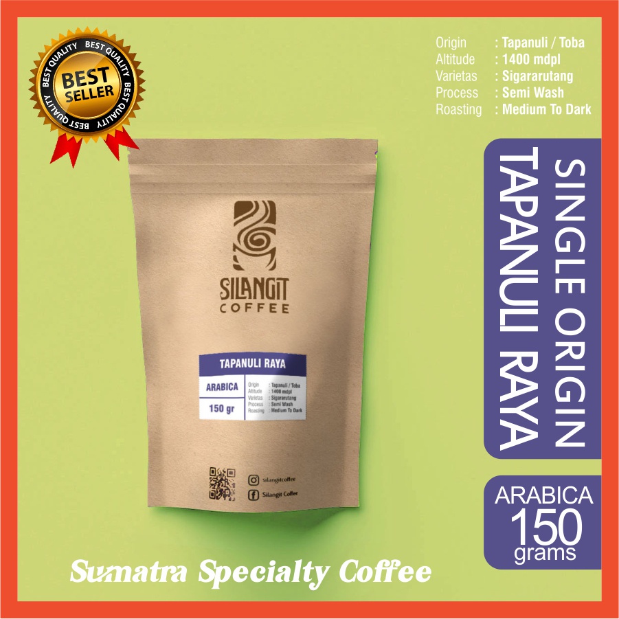 

Kopi Silangit Coffee ARABICA TAPANULI Premium Bubuk 150gr