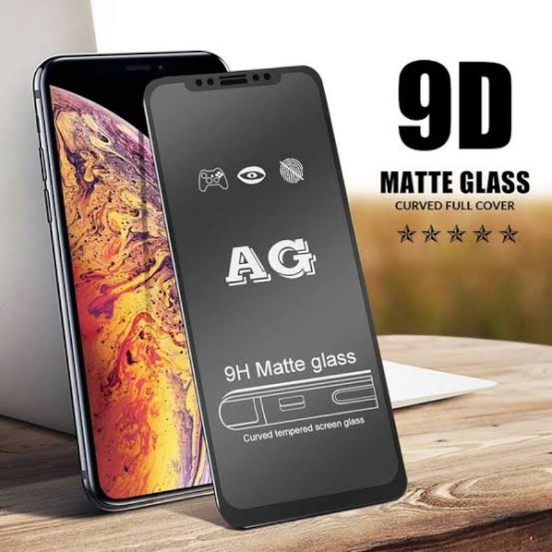 MATTE / DOFF tempered glass 9D full XIAOMi REDMI NOTE 11/10/9/8/8 pro/7/4x/5 pro anti glare dove GAMING