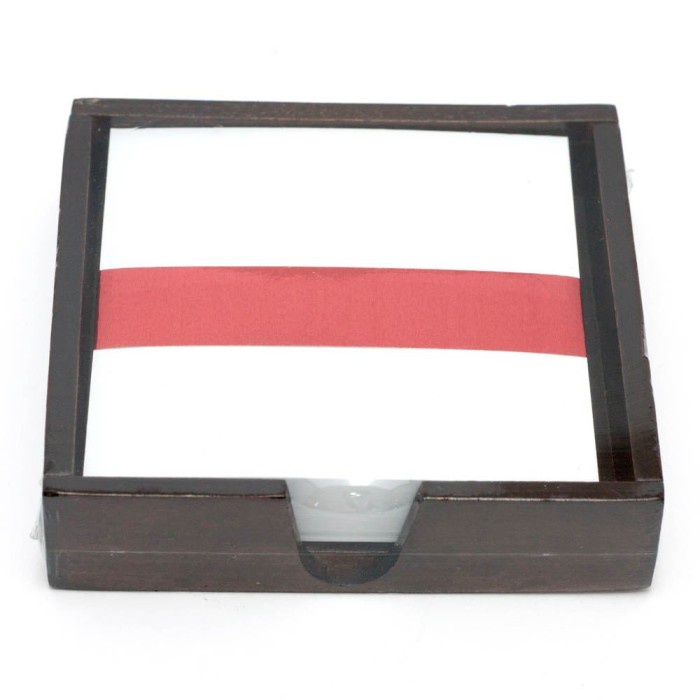 

File-Box- Master Memo Kayu Polos / Tray Kertas / Kotak Memo -Box-File.