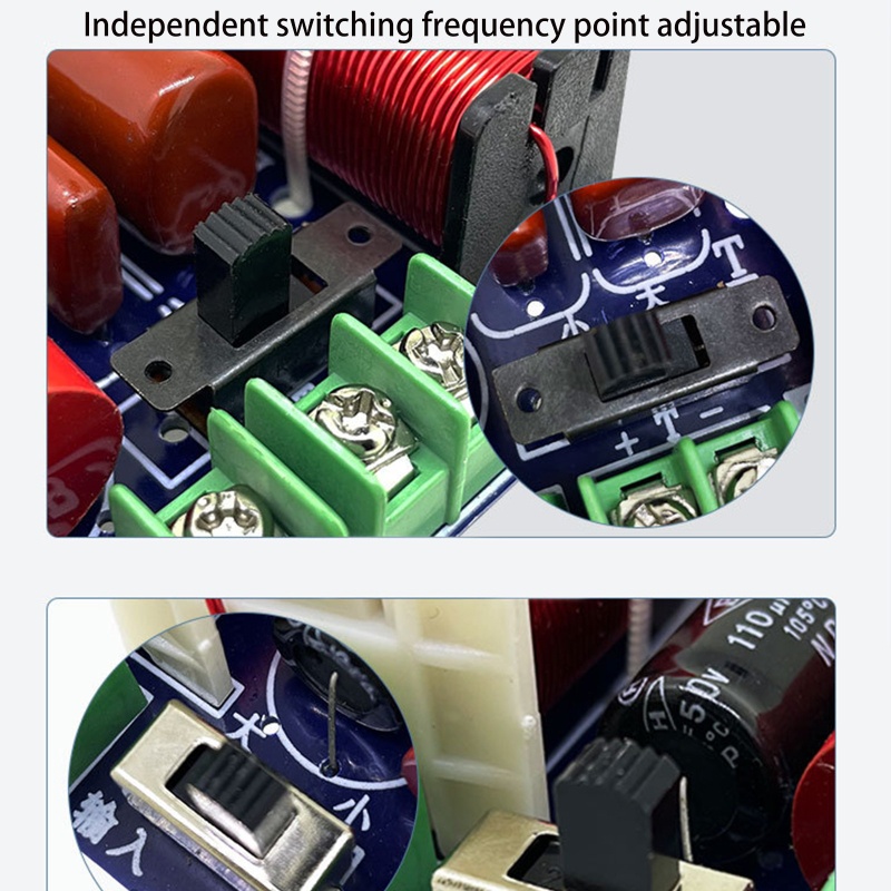 Btsg Weah 204 Divider Frekuensi Tinggi &amp; Rendah Untuk Speaker Hifi