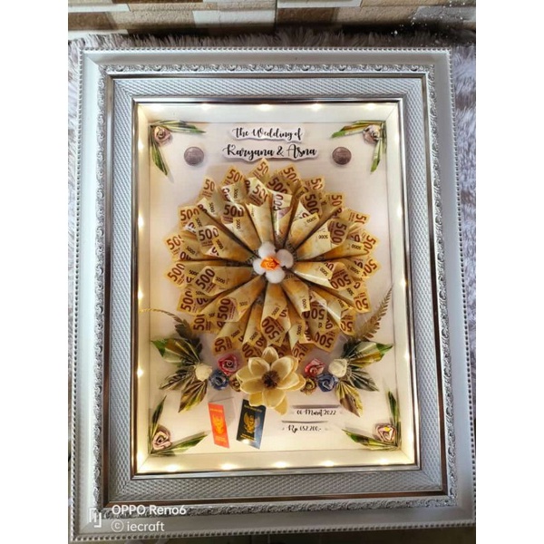 1 HARI JADI Mahar Pernikahan Mahar Unik ukuran 30x40 cm-7