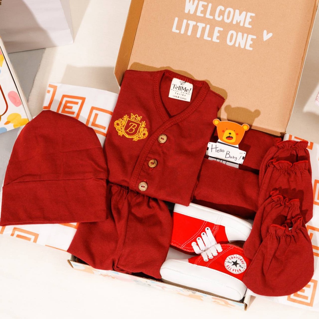 Hampers Bayi Newborn Baby Gift Set Parcel Hadiah Kado Lahiran Laki Laki Perempuan Cowok Cewek Custom-5
