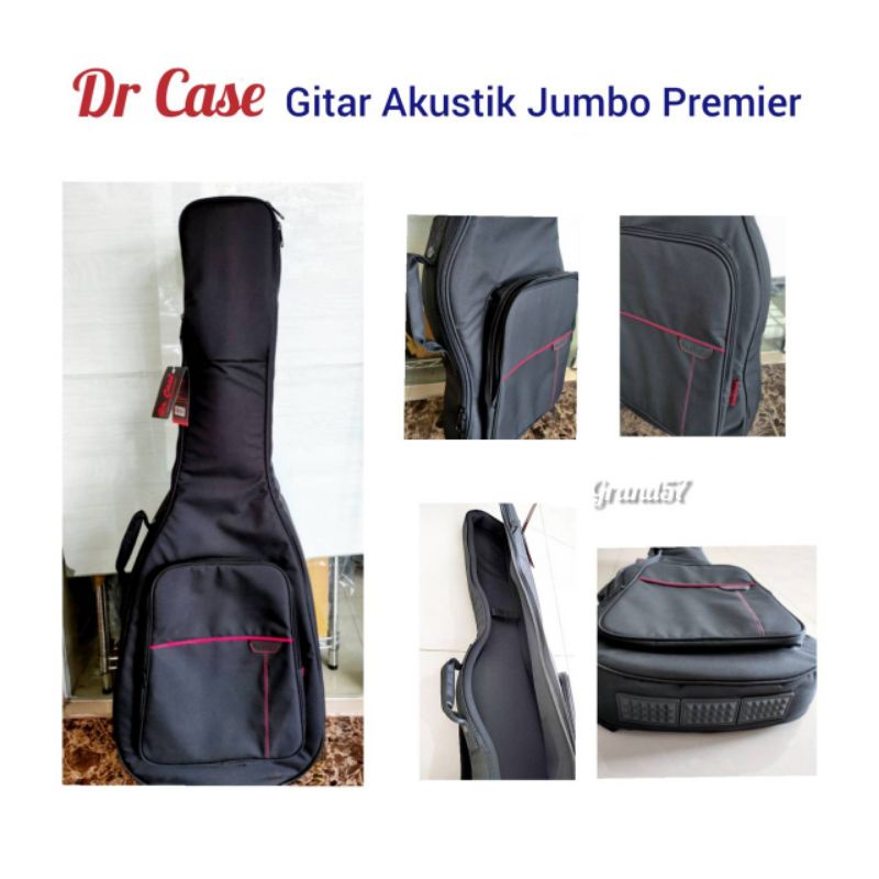 Tas Gigbag Dr Case Gitar Akustik Jumbo Premier Drcase Softcase Drcase