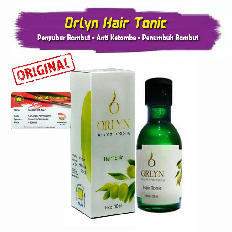 100% ORIGINAL - ORLYN HAIR TONIC AROMATERAPHY NASA - ORLYN NASA - HAIR TONIC ORLYN - ORLYN NASA