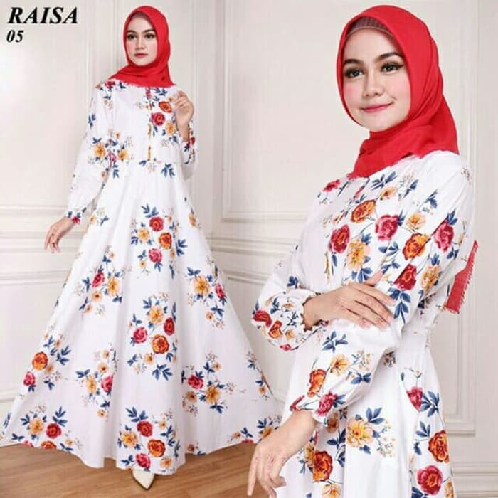 GAMIS AULIA WOLFIS TOYOBO RUFFLE REMPEL 2 WARNA SERUT KANCING SYARI BAJU MUSLIM BUSANA I.324118.106