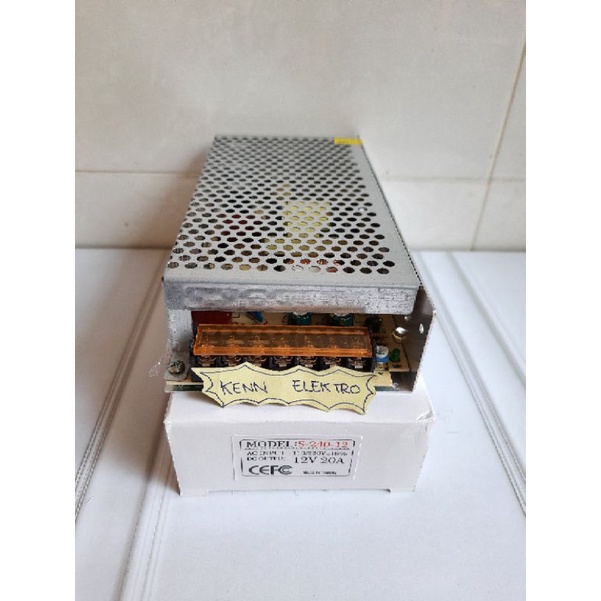 Power Supply 12V 20A SLIM PROMO