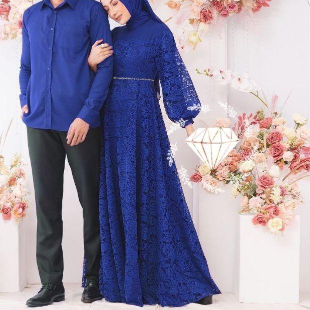 ← COUPLE GAMIS KEMEJA CP ZULAIKHA BRUKAT MOSCREPE MUTIARA ♂