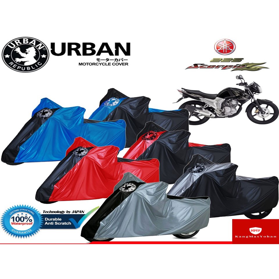 Urban Original / Cover Motor Yamha Scorpio Z 100% Waterproof / Aksesoris Motor Scorpio / KMY
