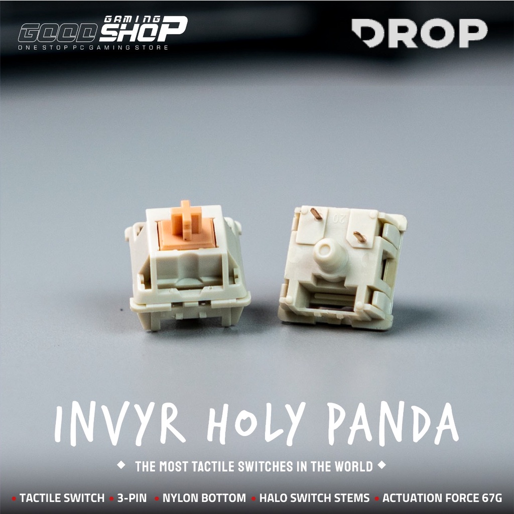 INVYR Holy Panda Switch - Tactile - Plate Mount