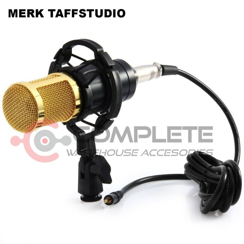 MICROPHONE CONDENSER TAFFWARE BM800 ORIGINAL 100% / TAFFWARE BM-800 / MICROPHONE YOUTUBER