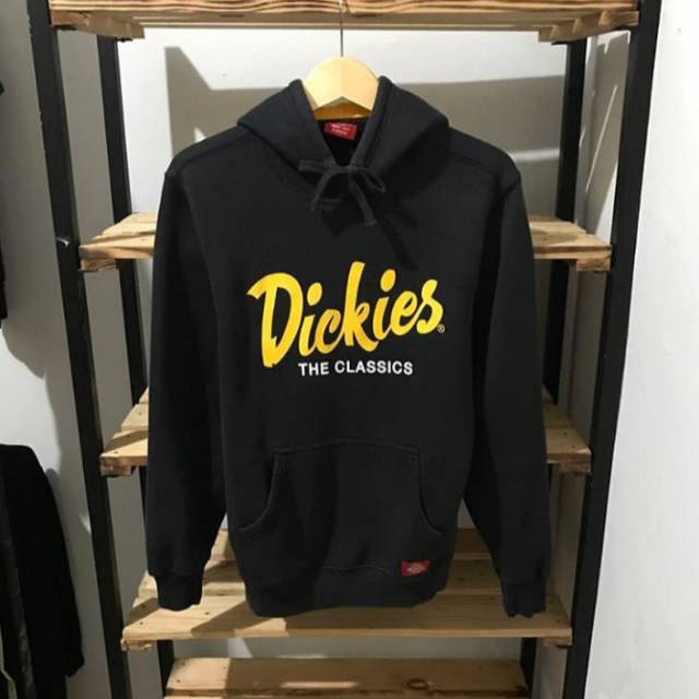 HOODIE DICKIES THE CLASIC DENGAN VARIAN WARNA HITAM FULL KATUN