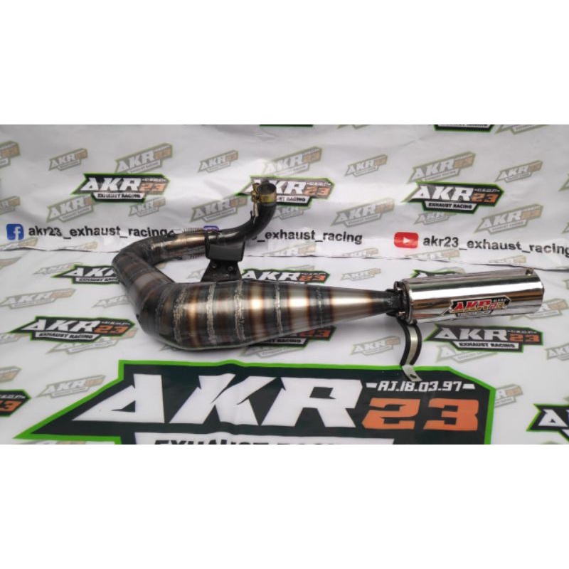 KNALPOT VESPA RACING SIP KIRI ORIGINAL AKR23