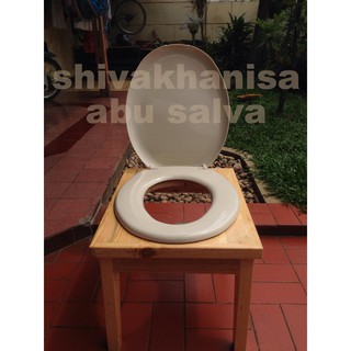 Kursi toilet kloset closet wc duduk portable tinggi 35 cm 