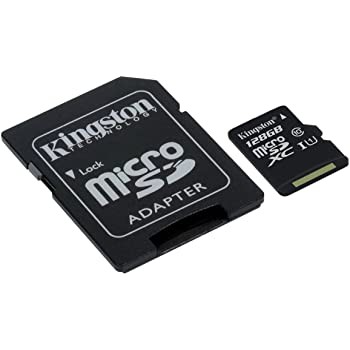 MICRO SD KINGSTON CANVAS 128GB CLASS 10