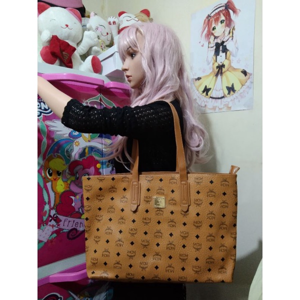 MCM LARGE ANYA TOTE BAG Preloved Seken