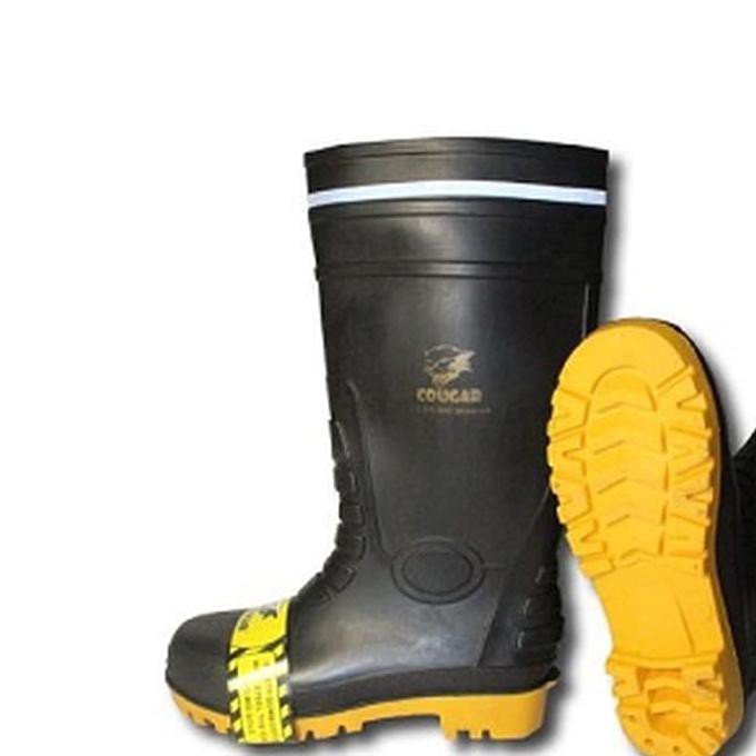 Sepatu Boot Cougar Gumboot Black 1912