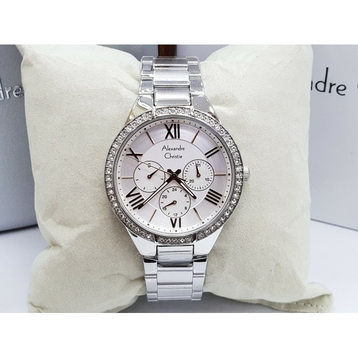 ALEXANDRE CHRISTIE WATCH AC 2718 SILVER WANITA GARANSI RESMI 1TAHUN
