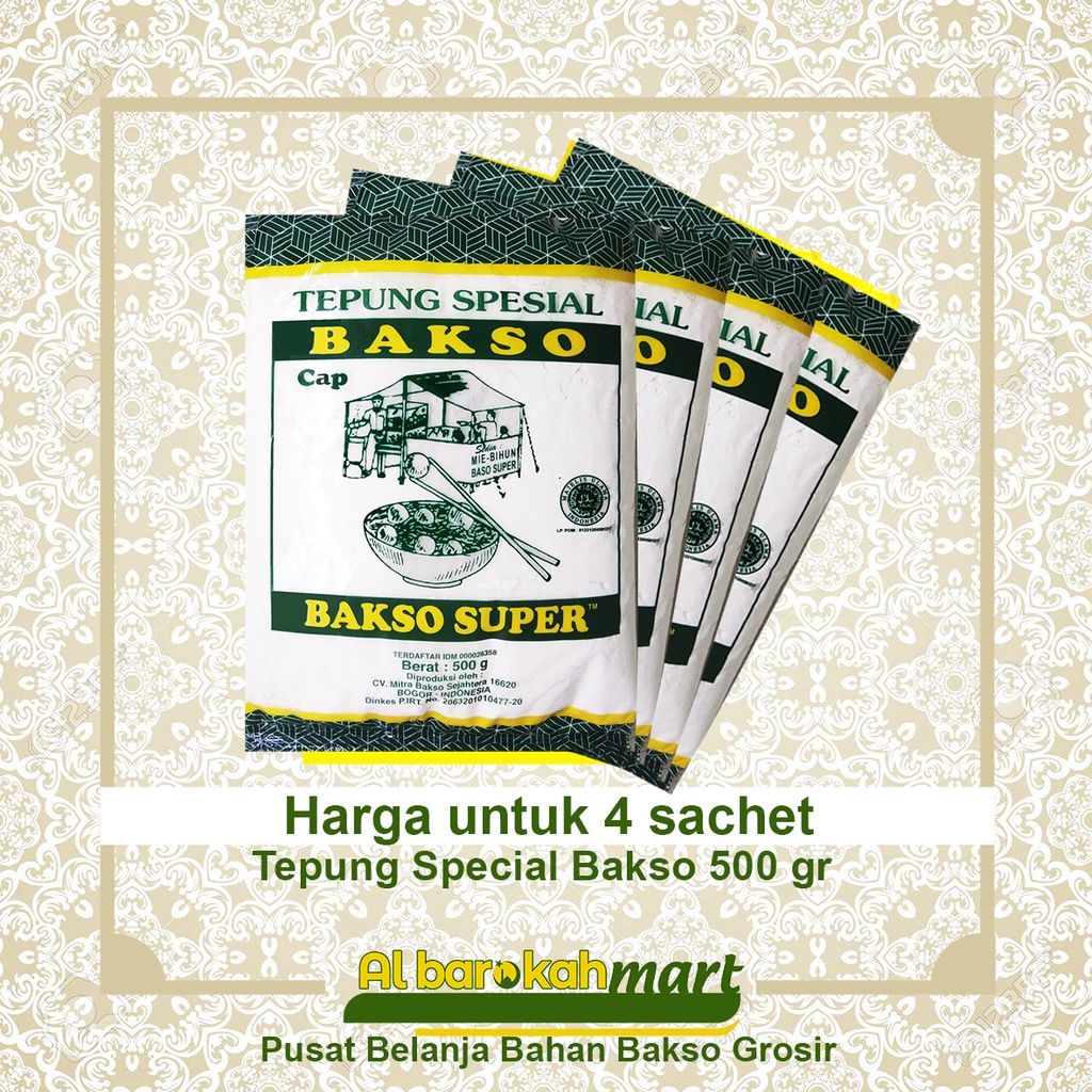 

Tepung Spesial Bakso 500 gr [4 sachet]